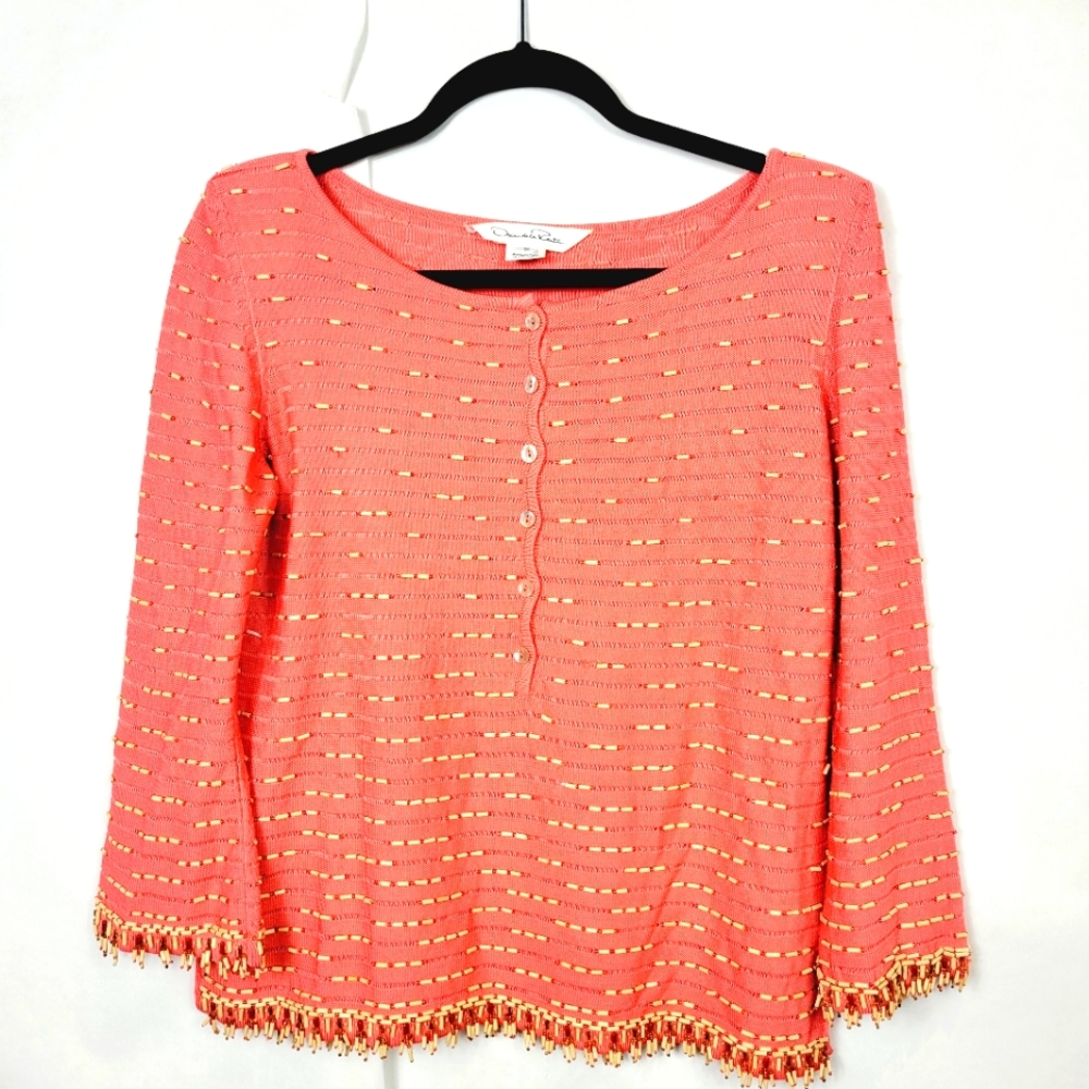 Oscar de La Renta silk sweater